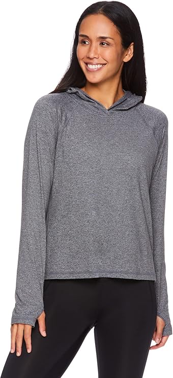 head 女式轻质套头连帽衫 - 锻炼和跑步运动运动衫